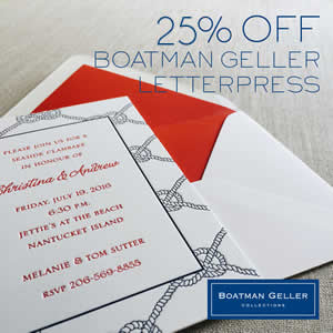 Boatman Geller Letterpress Stationery